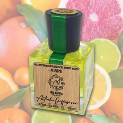 <span style="font-family: decohead-free; font-size: 180%;"><b>AGRUMI</b> <br></span>Olio profumato per diffusori ambiente serie ATOMO