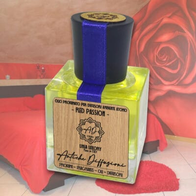 <span style="font-family: decohead-free; font-size: 180%;"><b>RED PASSION</b> <br></span>Olio profumato per diffusori ambiente serie ATOMO